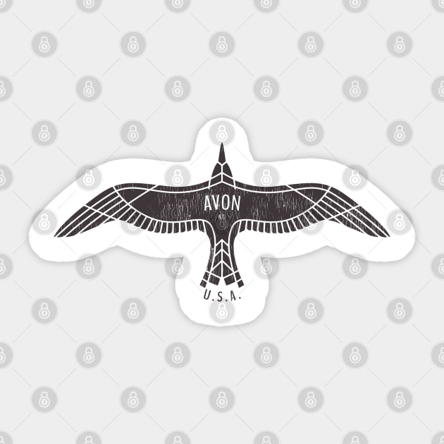 Avon, NC Summertime Vacationing Bird Flight Sticker by Contentarama